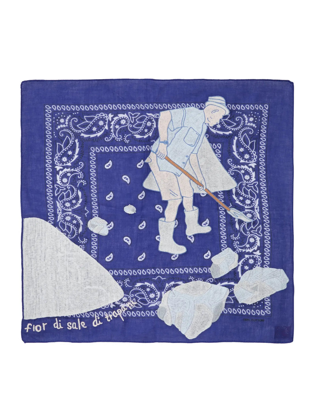 Blue Favignana Iegadi Island, Italy - Bandana Bandana