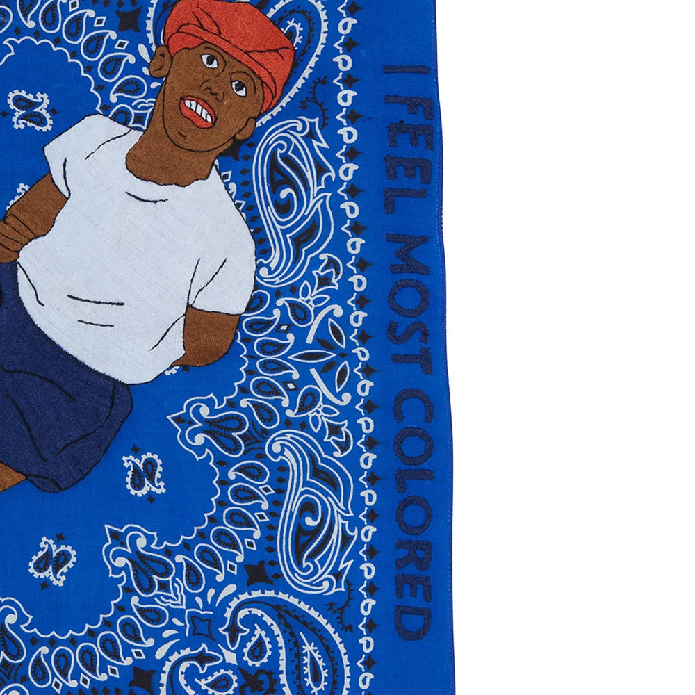 Blue west 125th street malcolm x boulevard, harlem, manhattan - Bandana Bandanas