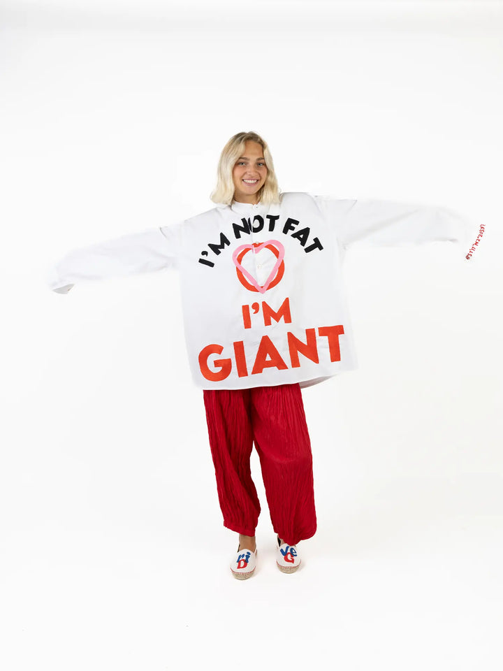 GIANT SHIRT - I'M NOT FAT I'M GIANT Kilometre Paris