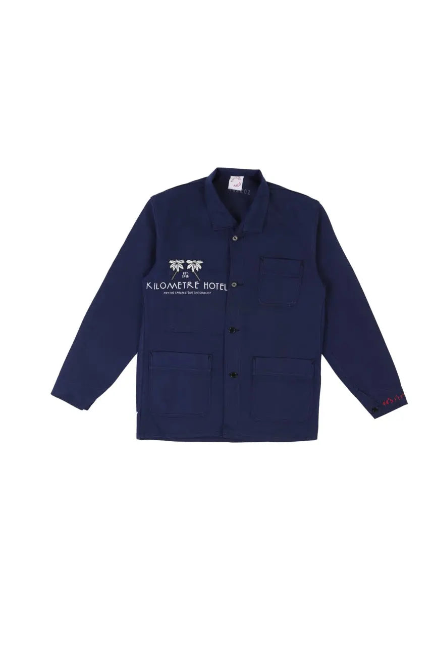 KILOMETRE HOTEL SINCE 2018 - Bleu de travail Bleu de travail