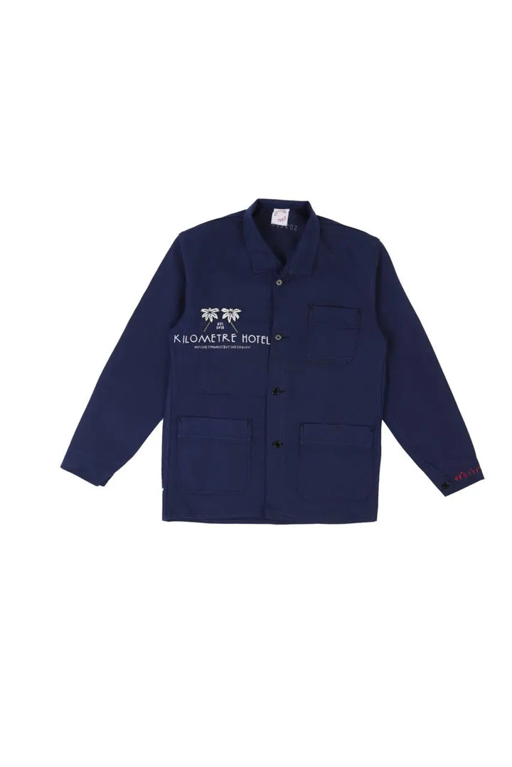 KILOMETRE HOTEL SINCE 2018 - Bleu de travail Bleu de travail
