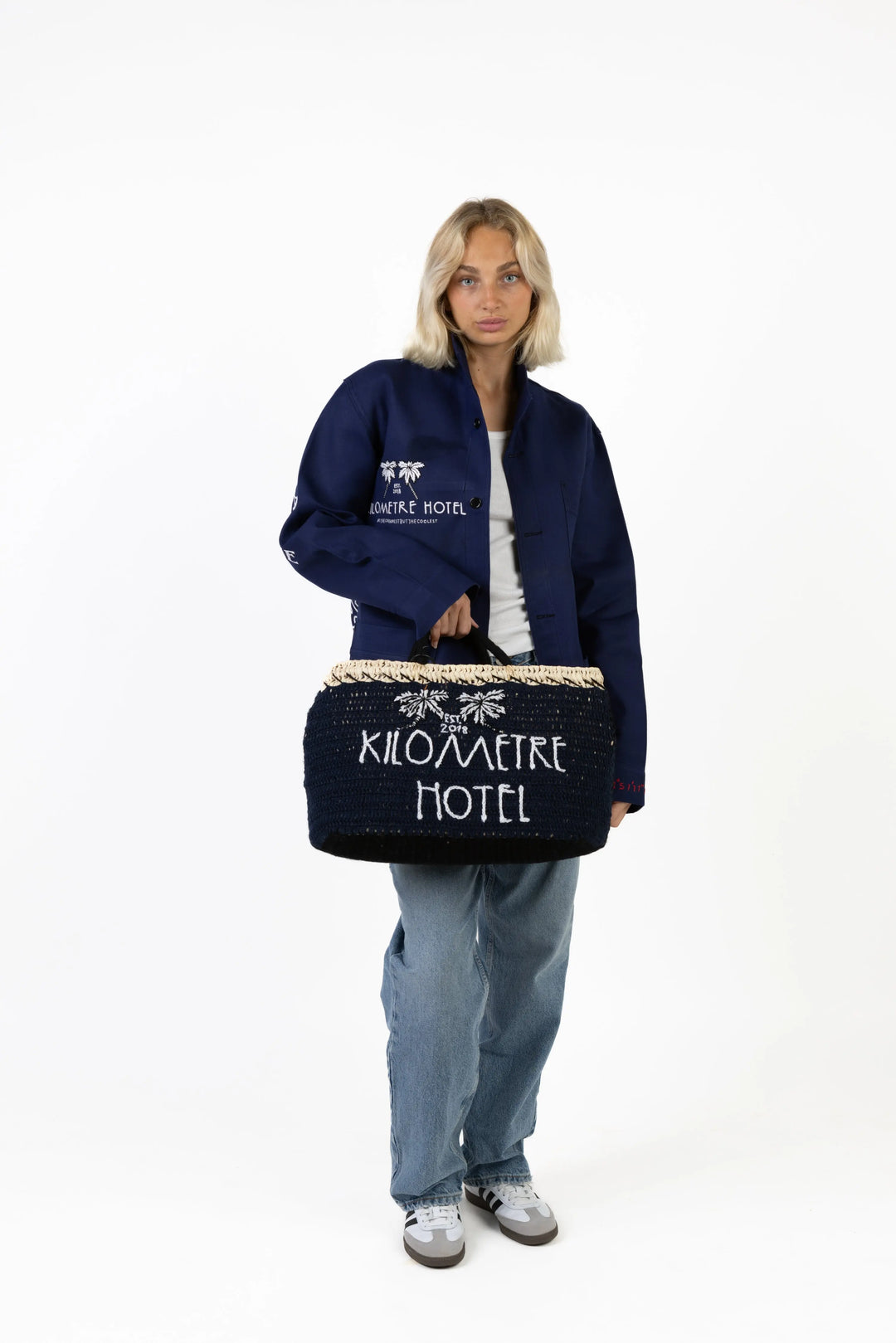 KILOMETRE HOTEL SINCE 2018 - Bleu de travail Bleu de travail