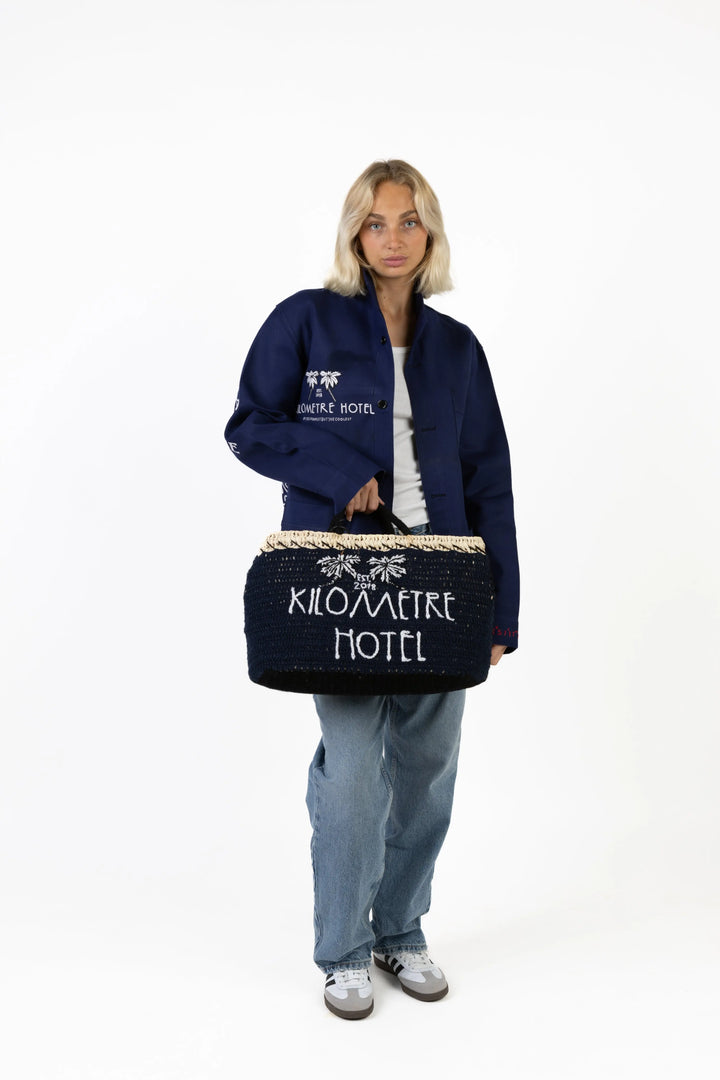 KILOMETRE HOTEL SINCE 2018 - Bleu de travail Bleu de travail