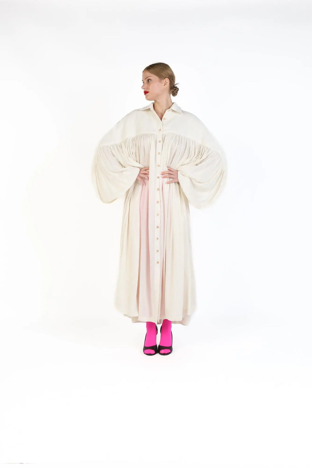 Kathamandu dress - Ananta Dress (off white cream) Yachtwear