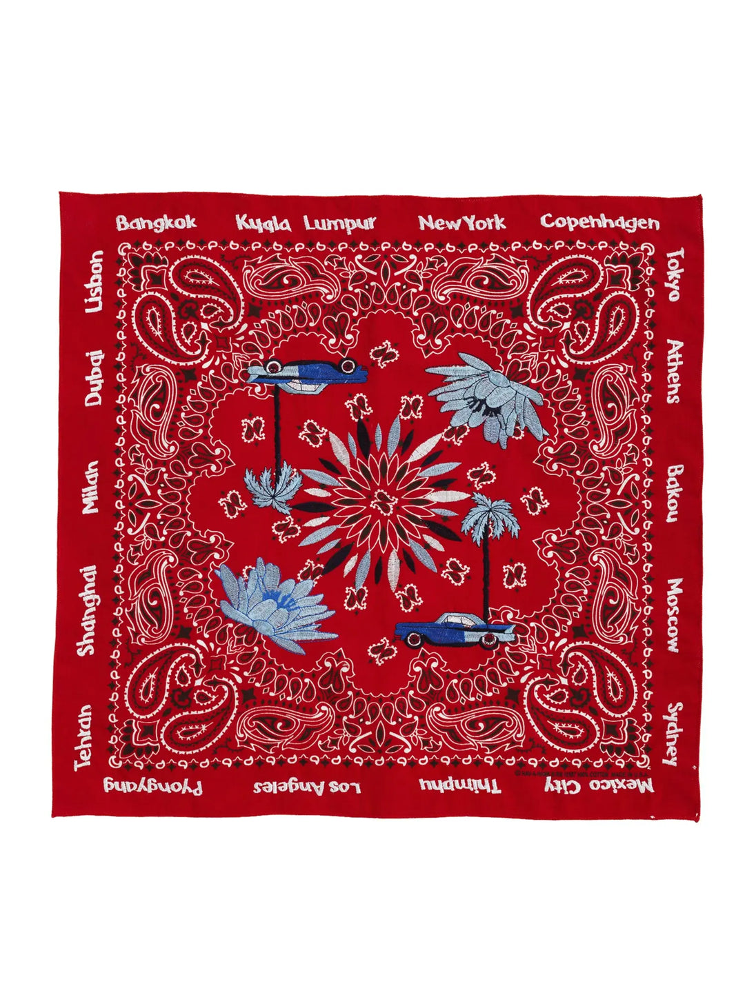 Red All Over the World - Bandana Bandana