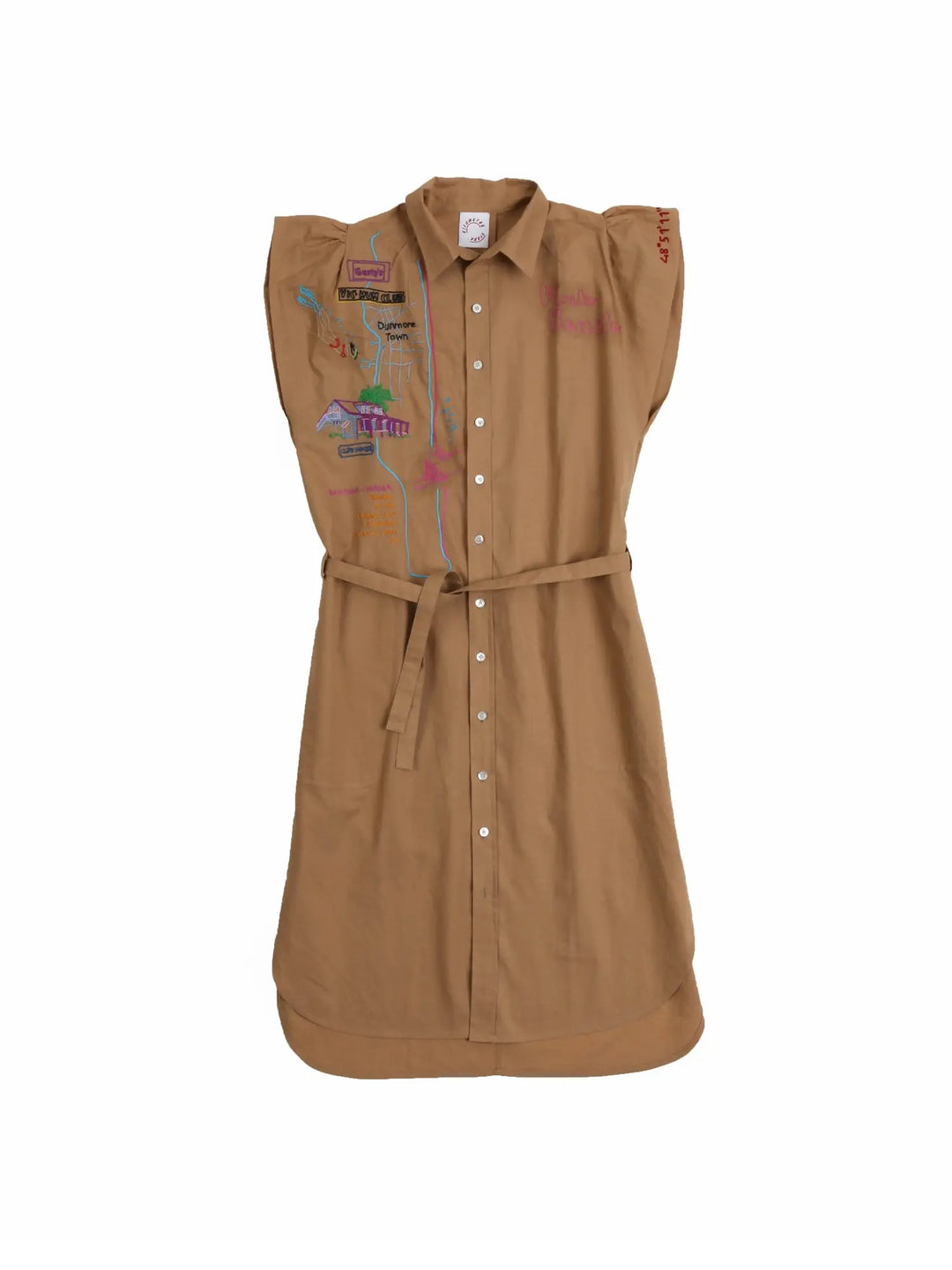 Teatime dress Bahamas map Teatime dress