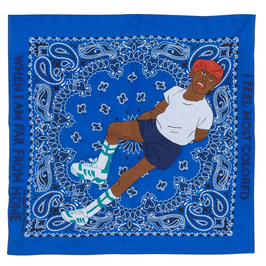 Blue west 125th street malcolm x boulevard, harlem, manhattan - Bandana Bandanas