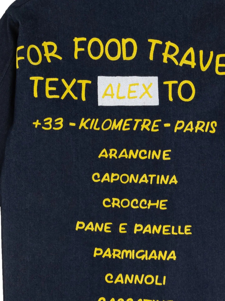 For food travel call Alex  - Dust Coat