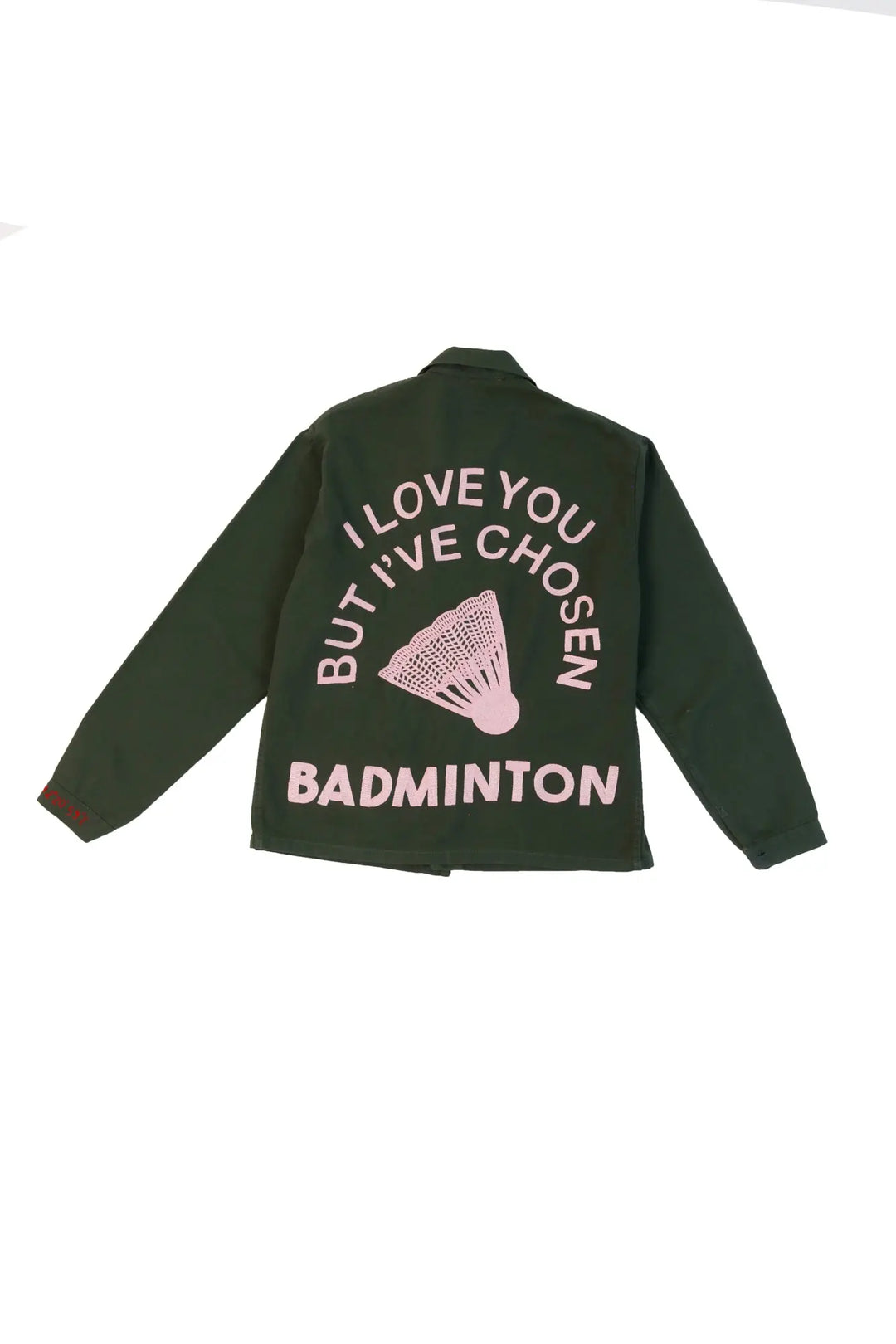 I Love you but I Have Chosen Badminton Blanc de Travail