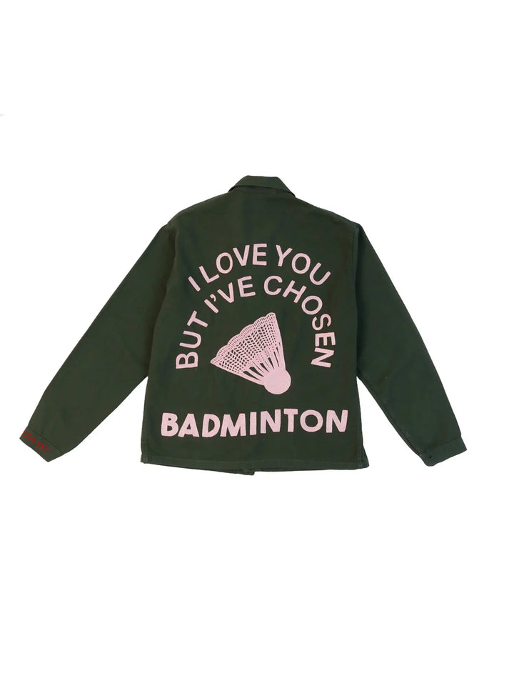 I Love you but I Have Chosen Badminton - Blanc de travail Blanc de Travail