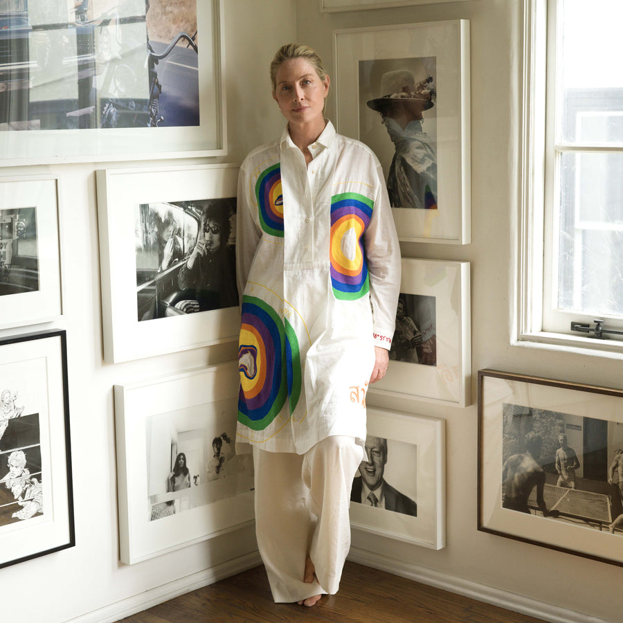 Portrait de Kate Butler portant une Pièce Unique Kilometre Paris