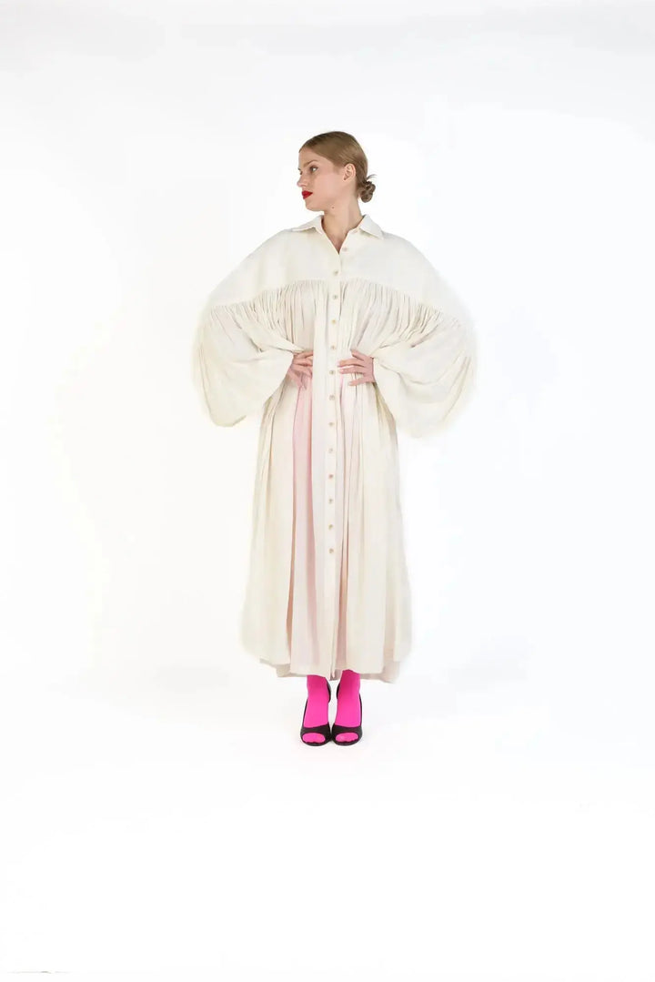 Kathamandu dress - Ananta Dress (off white cream) Yachtwear