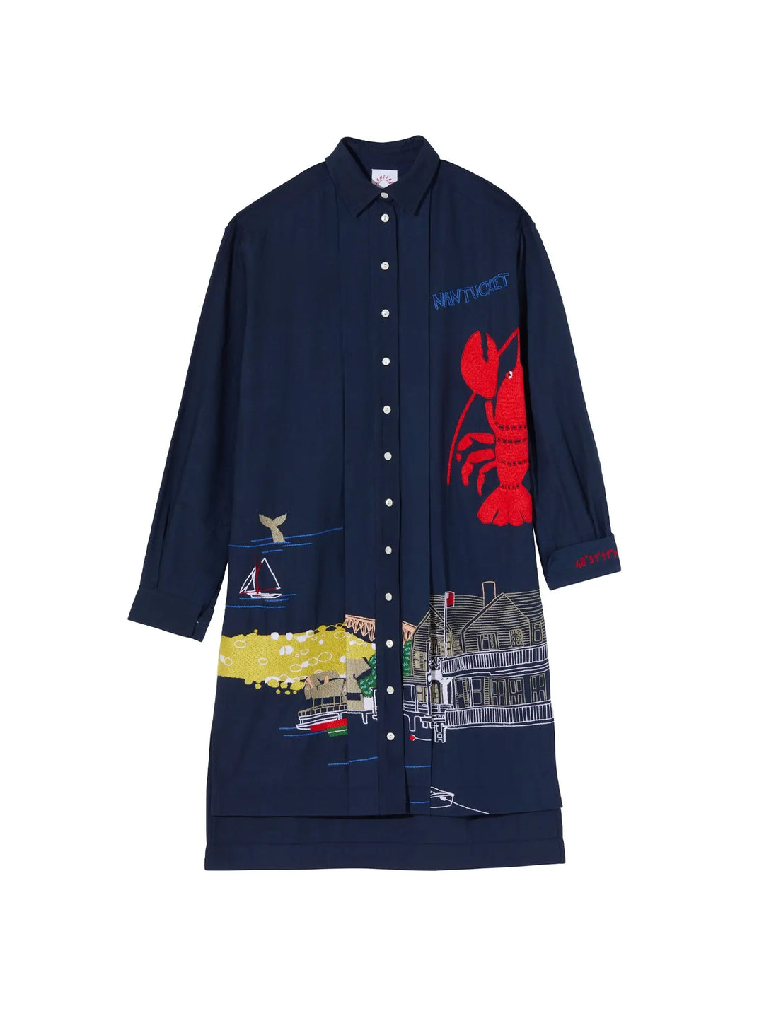 Nantucket, Massachusetts - K-shirt Button down K-shirt Button Down