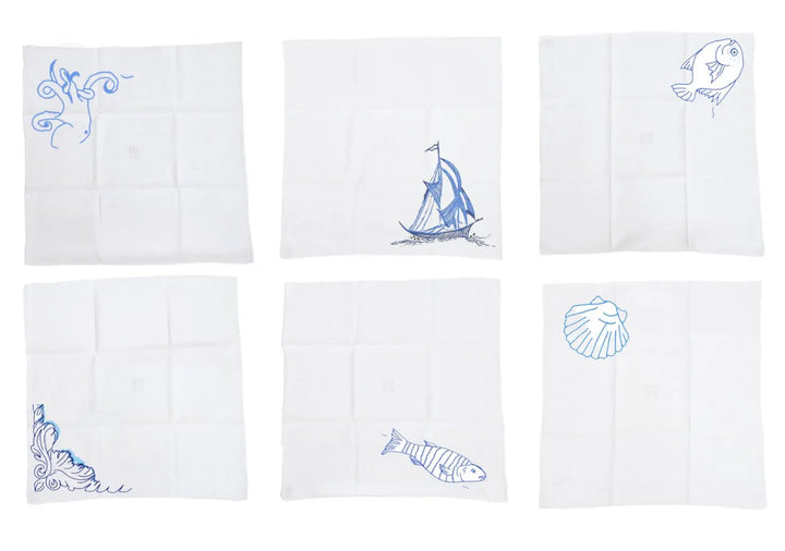 Nautical Flaunders - Napkins Napkins