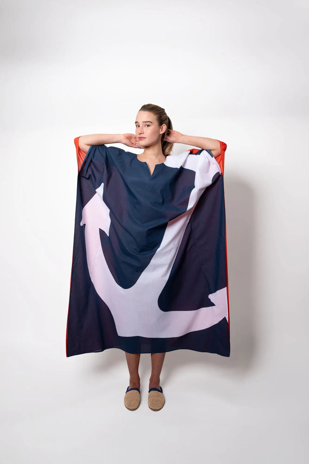 Navy Anchor - Kaftan Kaftan