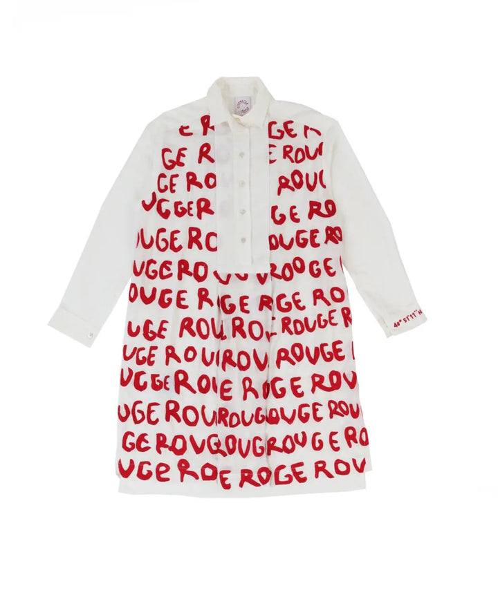 Page D'écriture Rouge Rouge Rouge - K-shirt Kilometre Paris