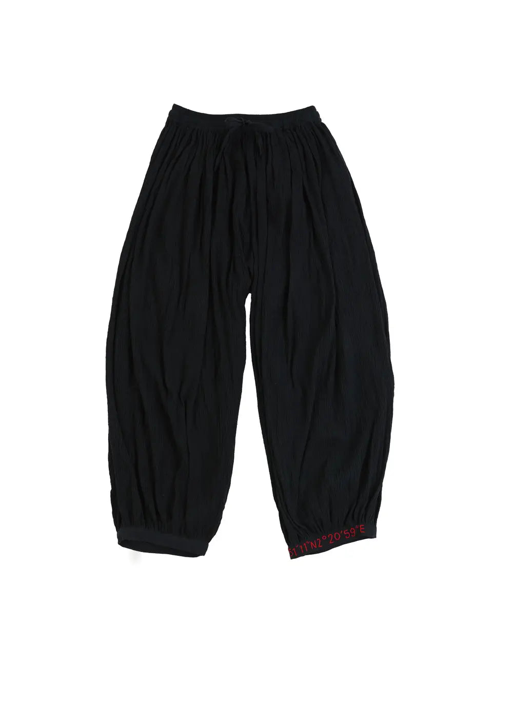 Parachute Pants - Gps Notre Dame de Paris Black Kilometre Paris