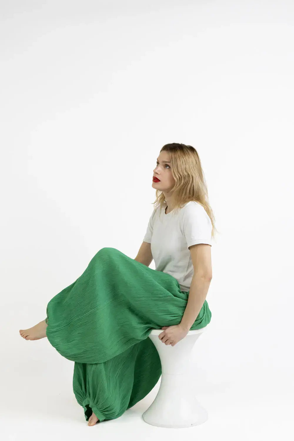 Parachute Pants - Gps Notre Dame de Paris Green Kilometre Paris