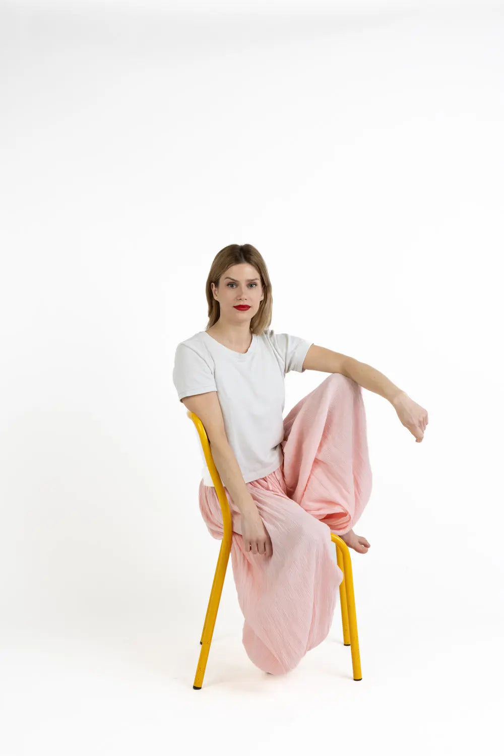 Parachute Pants - Gps Notre Dame de Paris Light Pink Kilometre Paris