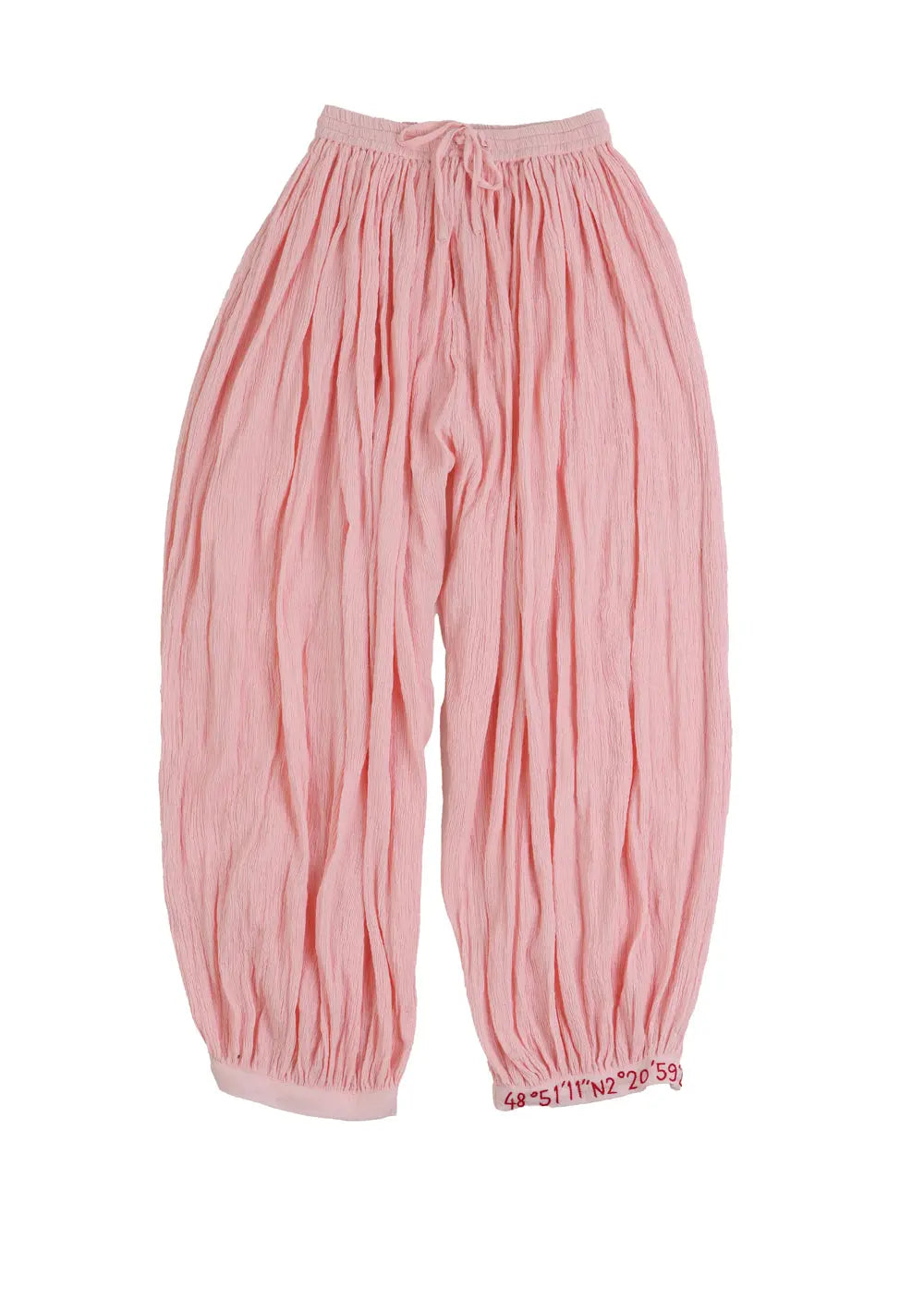 Parachute Pants - Gps Notre Dame de Paris Light Pink Kilometre Paris