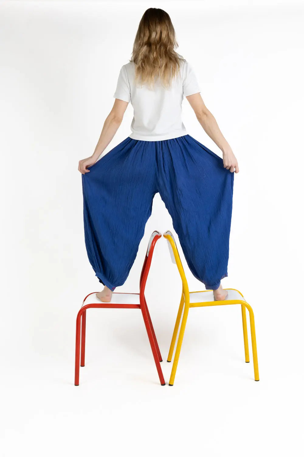 Parachute Pants - Gps Notre Dame de Paris Navy Kilometre Paris