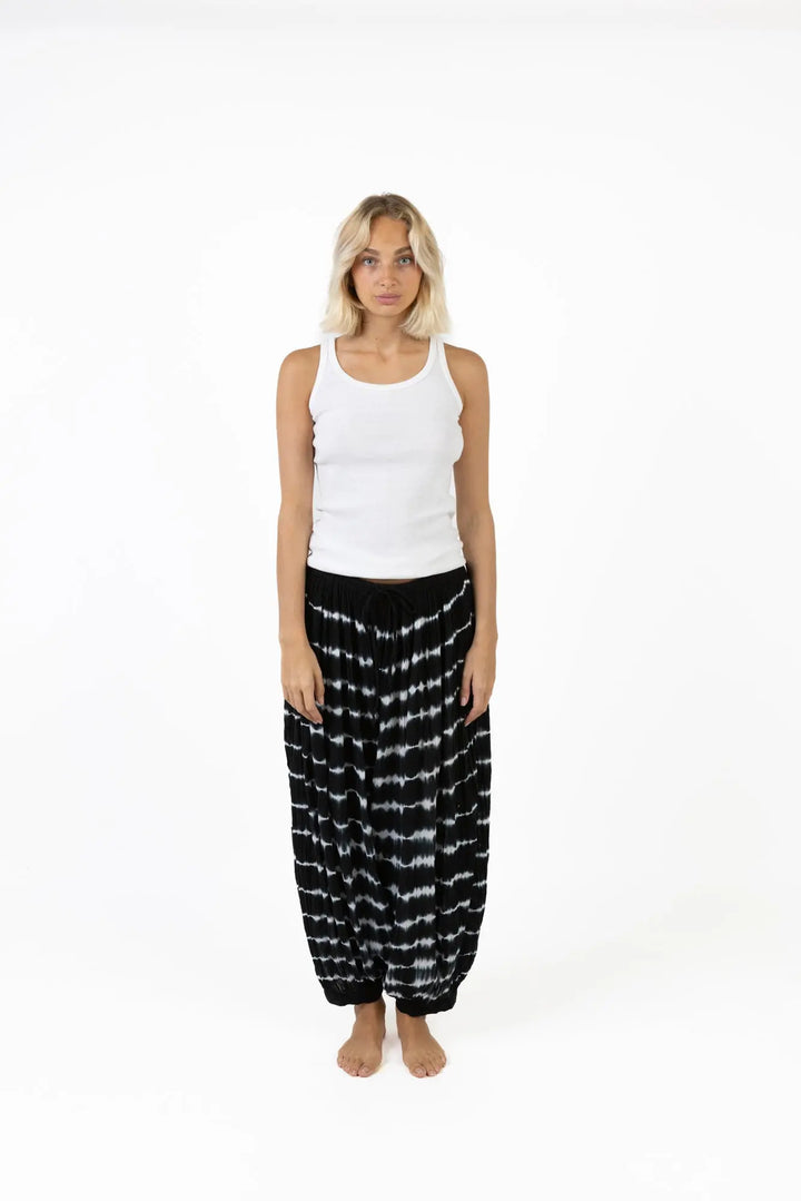 Parachute Pants - Gps Notre Dame de Paris Tie and Dye Kilometre Paris
