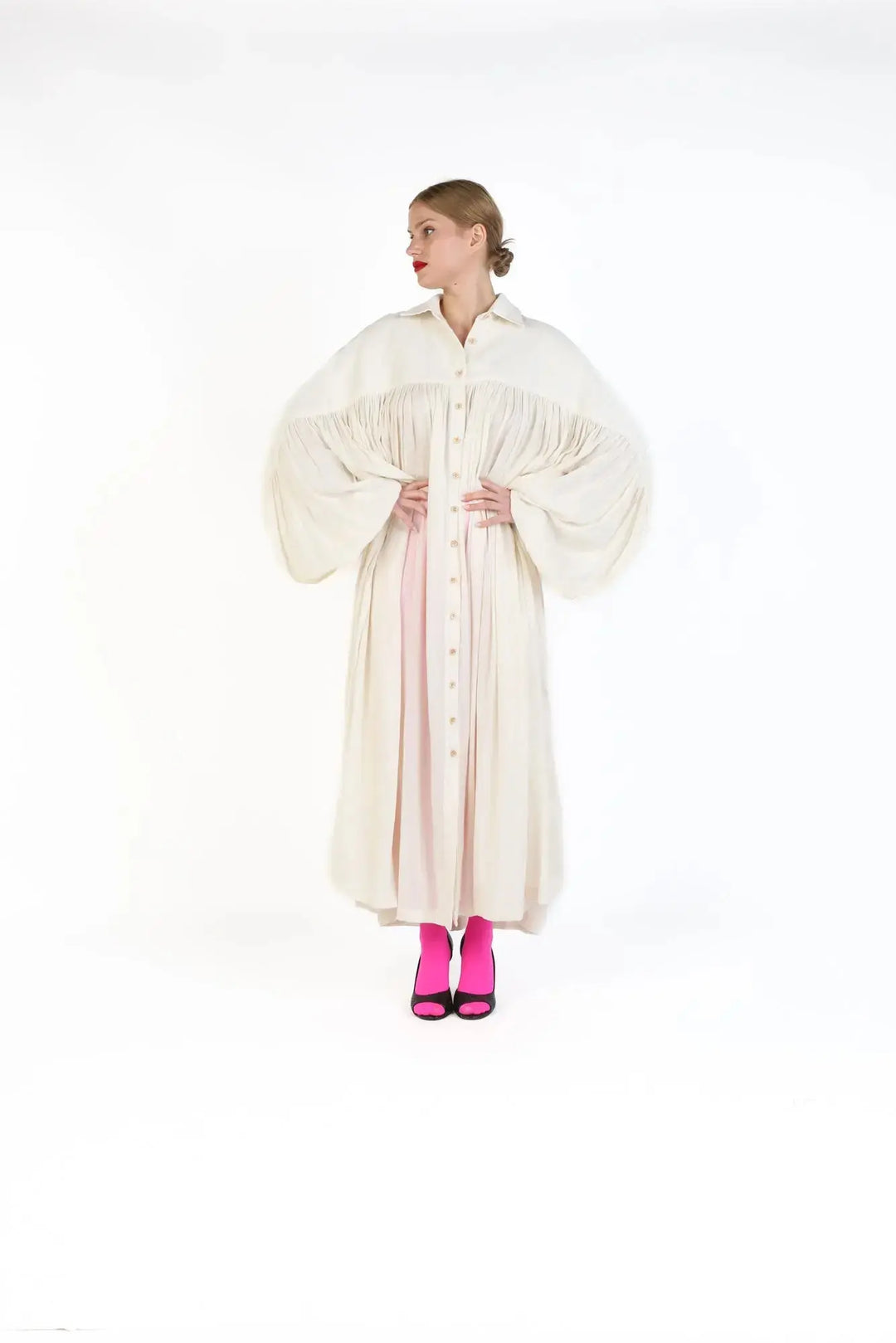 Kathamandu dress - Ananta Dress (off white cream) Yachtwear