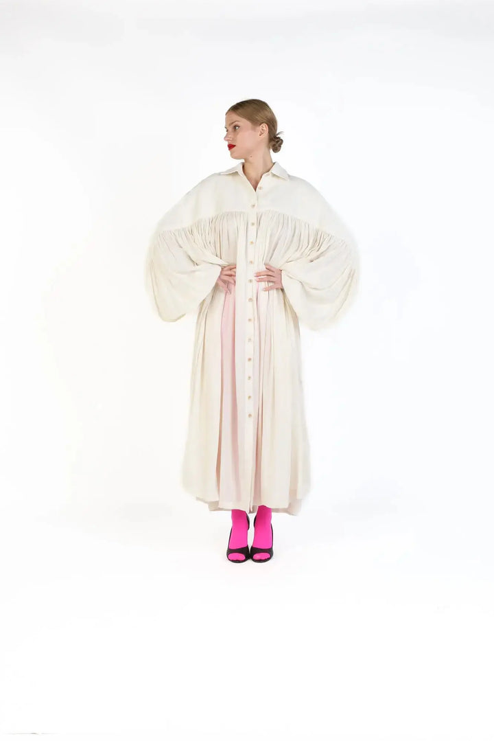 Kathamandu dress - Ananta Dress (off white cream) Yachtwear