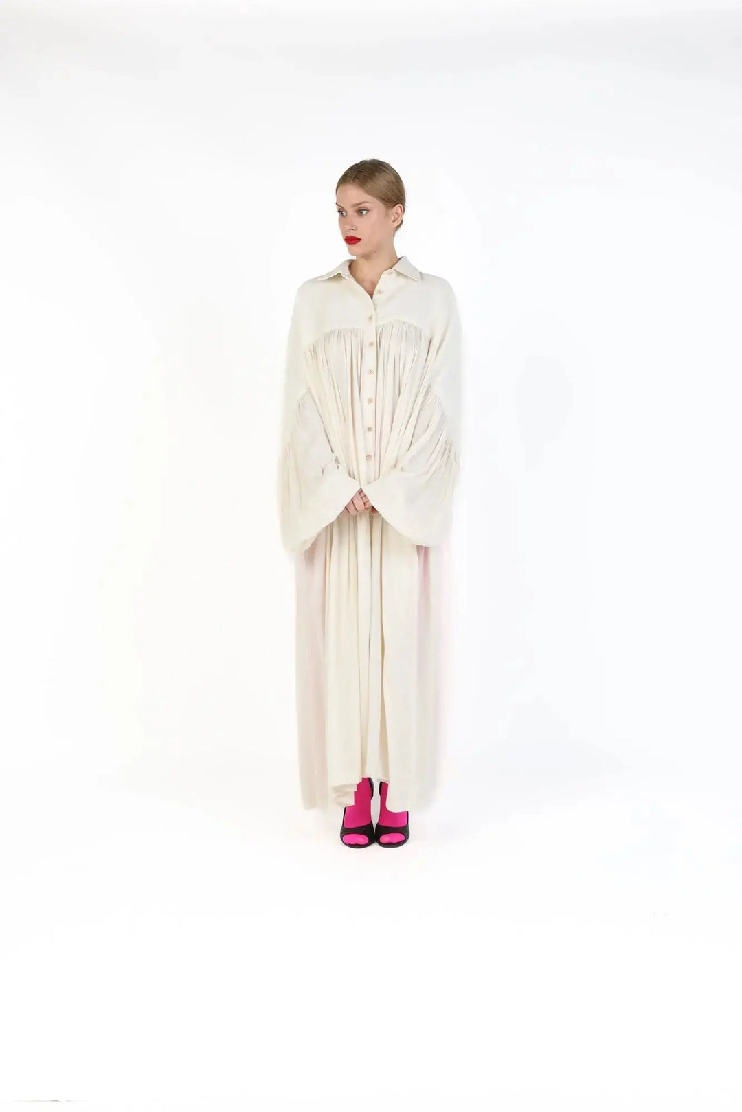 Kathamandu dress - Ananta Dress (off white cream) Yachtwear