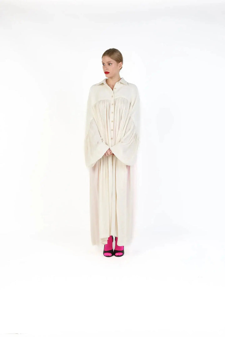 Kathamandu dress - Ananta Dress (off white cream) Yachtwear