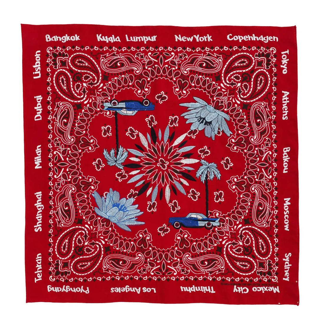 Red All Over the World - Bandana Bandana