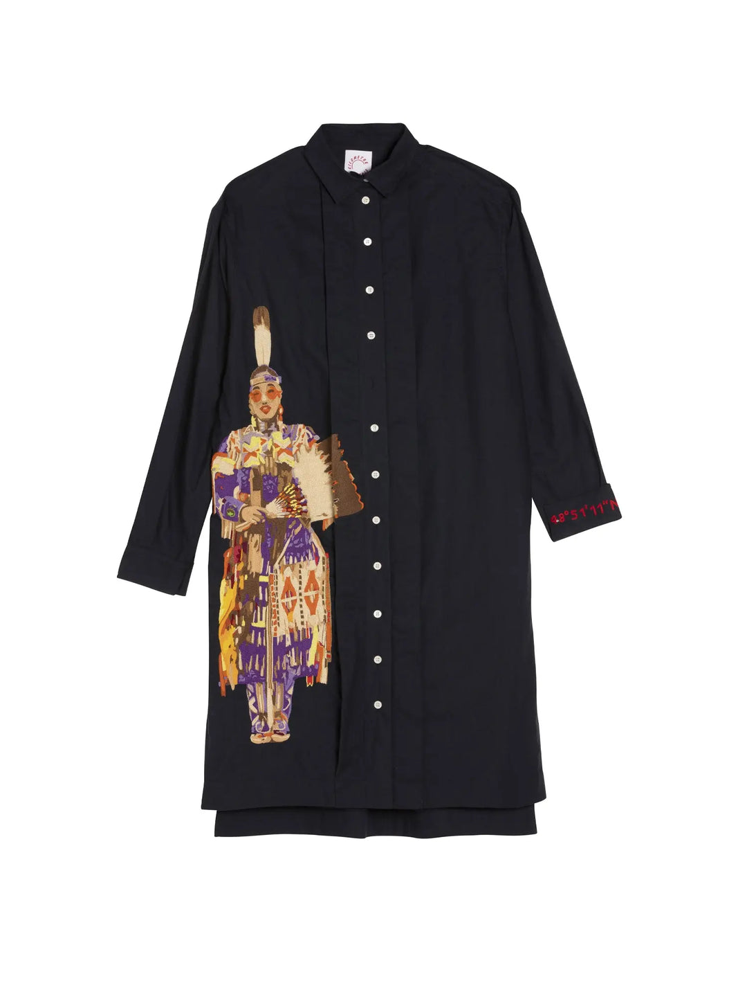 Sioux County, Standing Rock Indian Reservation, South Dakota - K-shirt button down K-shirt Button Down