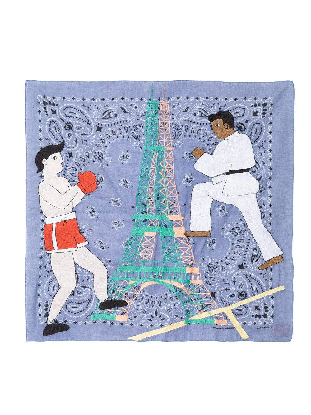 Tour Eiffel, 2024 Olympics, Paris, France - Bandana Bandana
