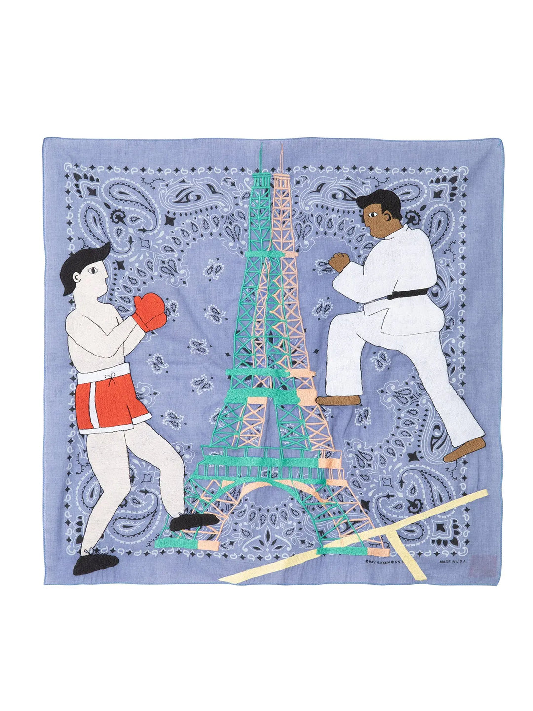 Tour Eiffel, 2024 Olympics, Paris, France - Bandana Bandana